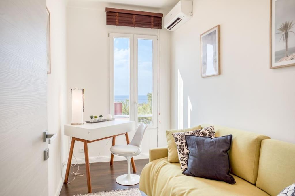 #24 Marie-Claire Suite Sea View/Balcony/Ac/5Min Port Villefranche-sur-Mer Eksteriør billede